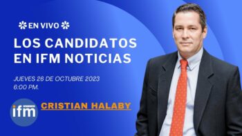 (Candidatos en IFM) Cristian Halaby, candidato a la Gobernación de Antioquia.