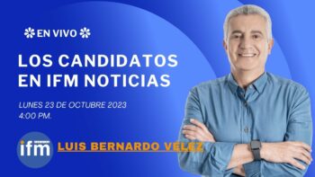 (Candidatos en IFM) Luis Bernardo Vélez, candidato a la Alcaldía de Medellín.