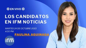 (Candidatos en IFM) Paulina Aguinaga, candidata a la alcaldía de Medellín.