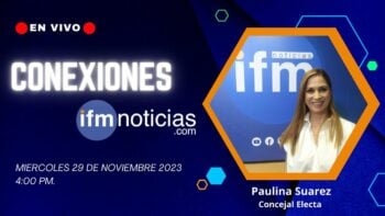 Vea en Conexiones: la conversación Paulina Suarez