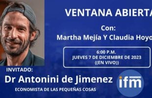 En Ventana Abierta vea la conversación completa con Dr Antonini de Jimenez, economista de las pequeñas cosas