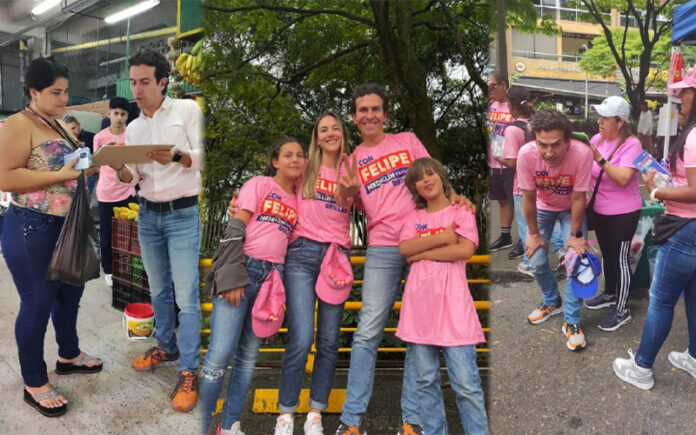 Felipe Vélez se tomó los espacios públicos de Medellín