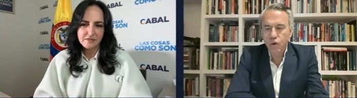 María Fernanda Cabal y Rubén Darío Lizaralde